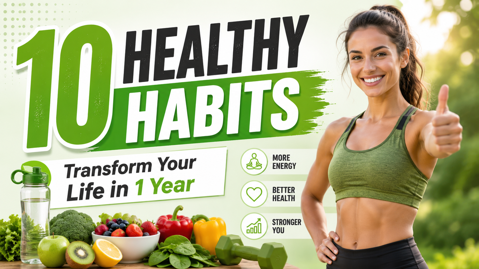 10 Healthy Habits That Can Transform Your Life in One Year