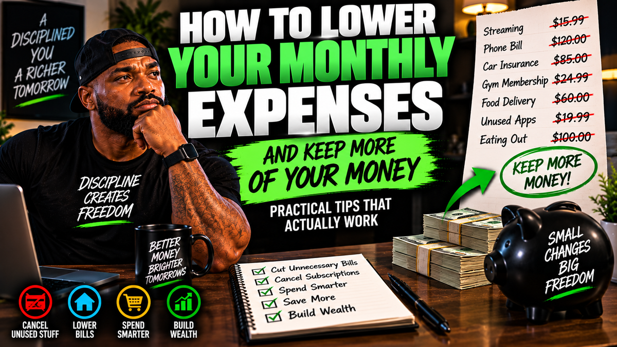 How to Lower Your Monthly Expenses and Keep More of Your Money