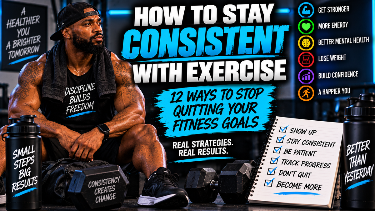 How to Stay Consistent With Exercise: 12 Ways to Stop Quitting Your Fitness Goals